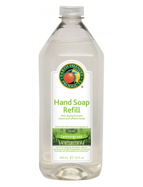 Earth Friendly Liquid Hand Soap Refill Lemongrass (6x32OZ )