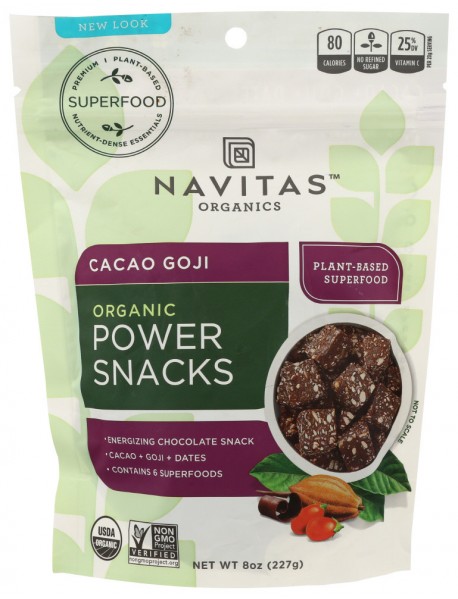 Navitas Naturals Cacao Goji Power Snack   (12x8 OZ)
