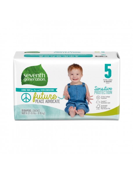 7 GEN DIAPERS STAGE 5 ( 4 X 19 CT   )