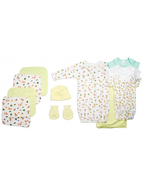 Unisex Newborn Baby 11 Pc Layette Baby Shower Gift Set