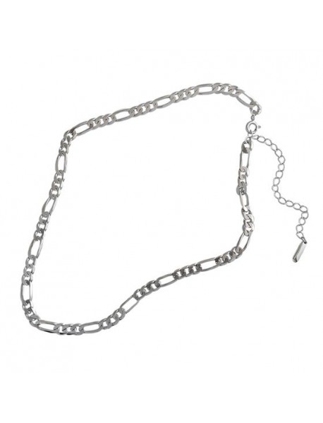 Hollow Chain Choker 925 Sterling Silver Necklace