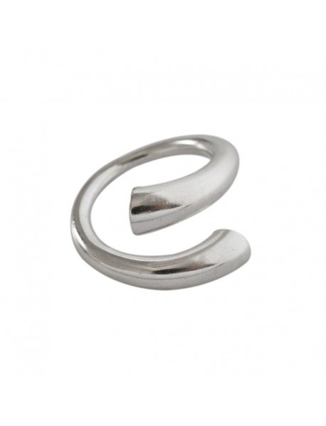 Minimalism Matte 925 Sterling Silver Adjustable Ring