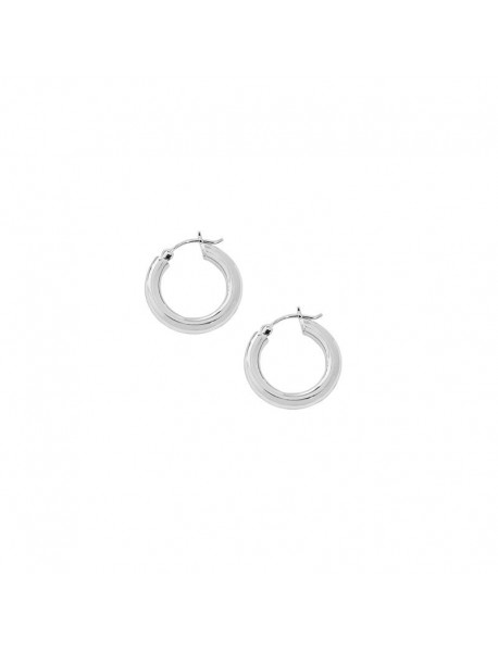 Minimalism Geometry Mini Circles 925 Sterling Silver Huggie Hoop Earrings