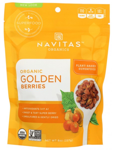 Navitas Naturals Organic Golden Berries  (12x8 OZ)